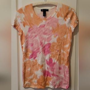 Pink and orange Inc top